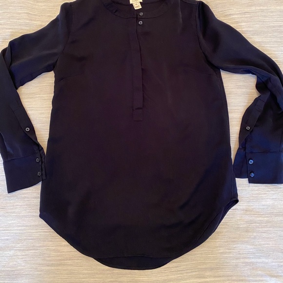 J Crew Navy Blue Blouse - Picture 6 of 10